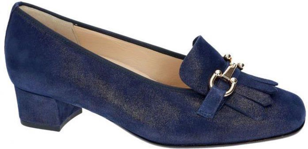 Hassia -Dames -  blauw donker - pumps & hakschoenen - maat 41