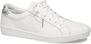 Ace Leather White/Silver Dames Veterschoenen - Wit - maat 42.5
