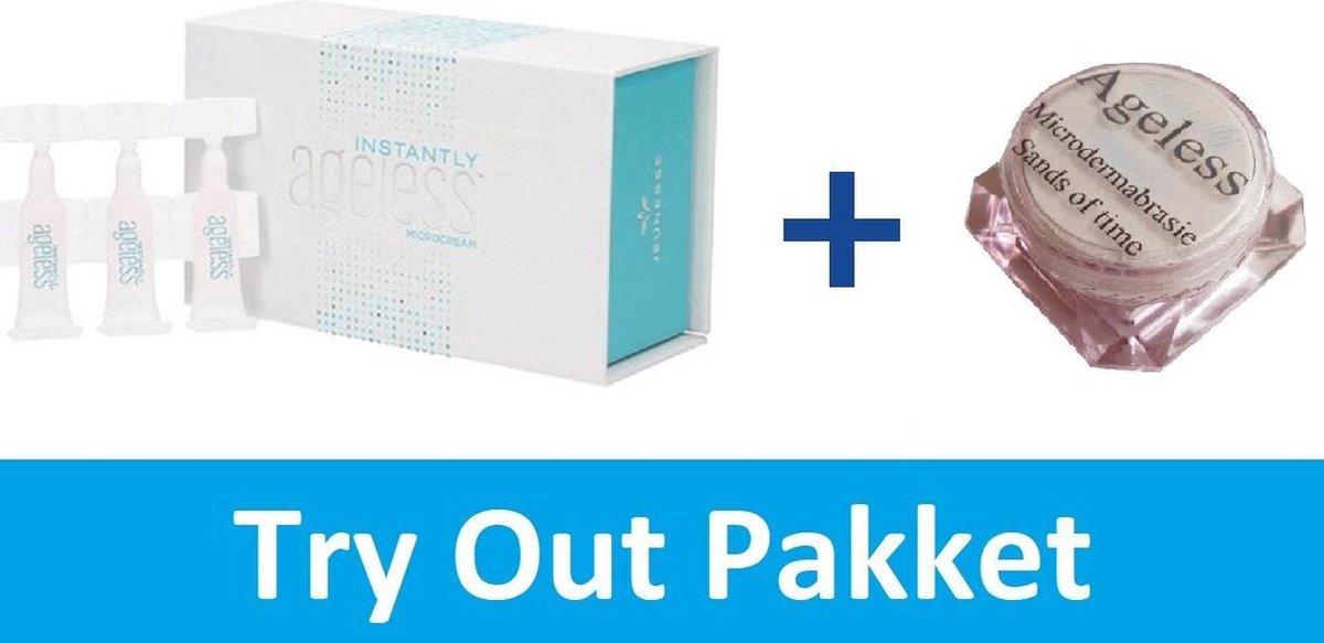 3 stuks Instantly Ageless + 6 ml Sands of Time - Microdermabrasie - Try out pakket
