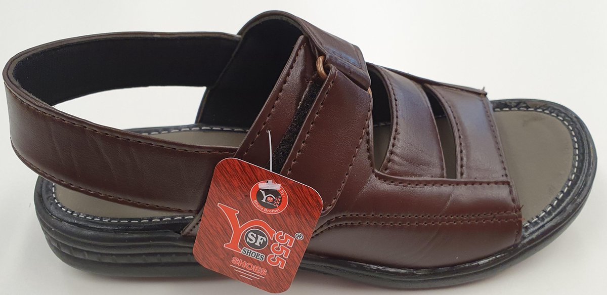 Heren Sandaal - Bruin - Maat 44