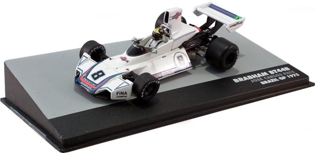 Brabham Ford BT44B - Carlos Pace 1975 - Edition Atlas miniatuur Formule 1 auto 1:43