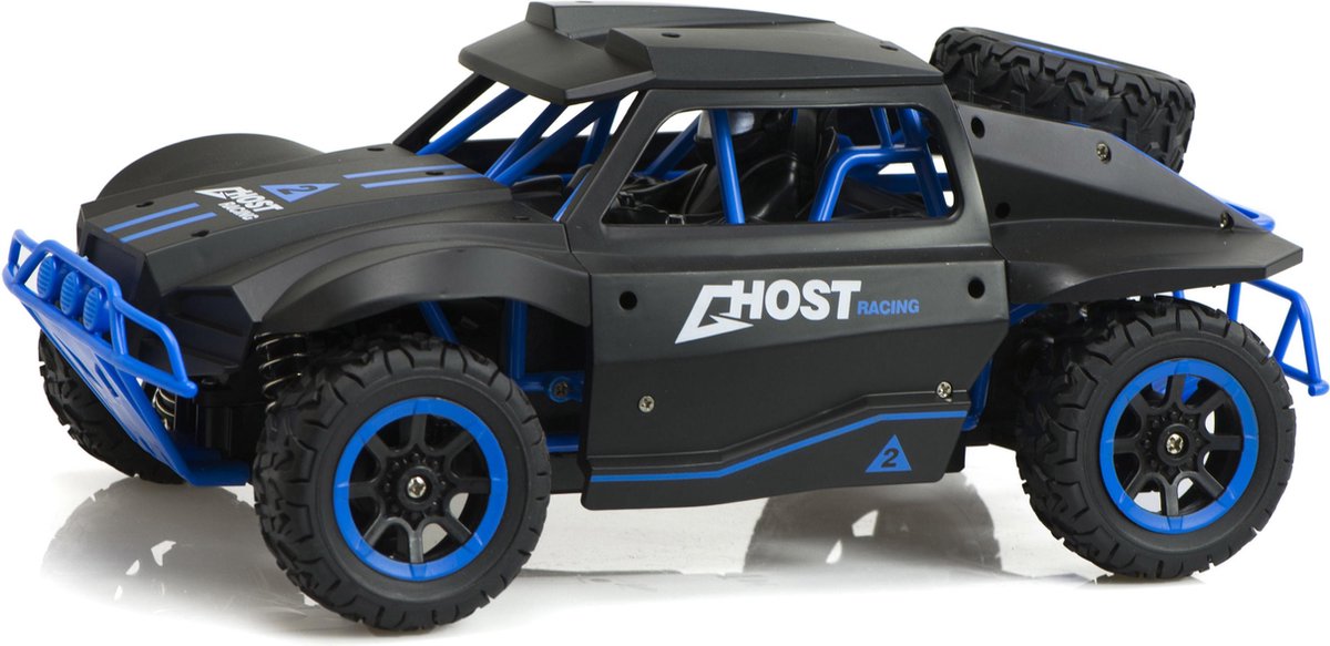 HB Toys DK1802 - 2.4GHz 4WD Racing Rally 1:18 - 25KM/U - RC auto - Radiografisch Bestuurbaar - Zwart