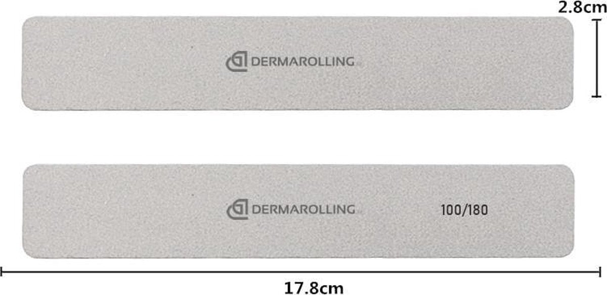 Dermarolling Professionele Nagelvijl Wide Grit 100/180