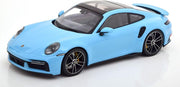Porsche 911 (992) Turbo S 2020 Lichtblauw 1-18 Minichamps Limited 306 Pieces