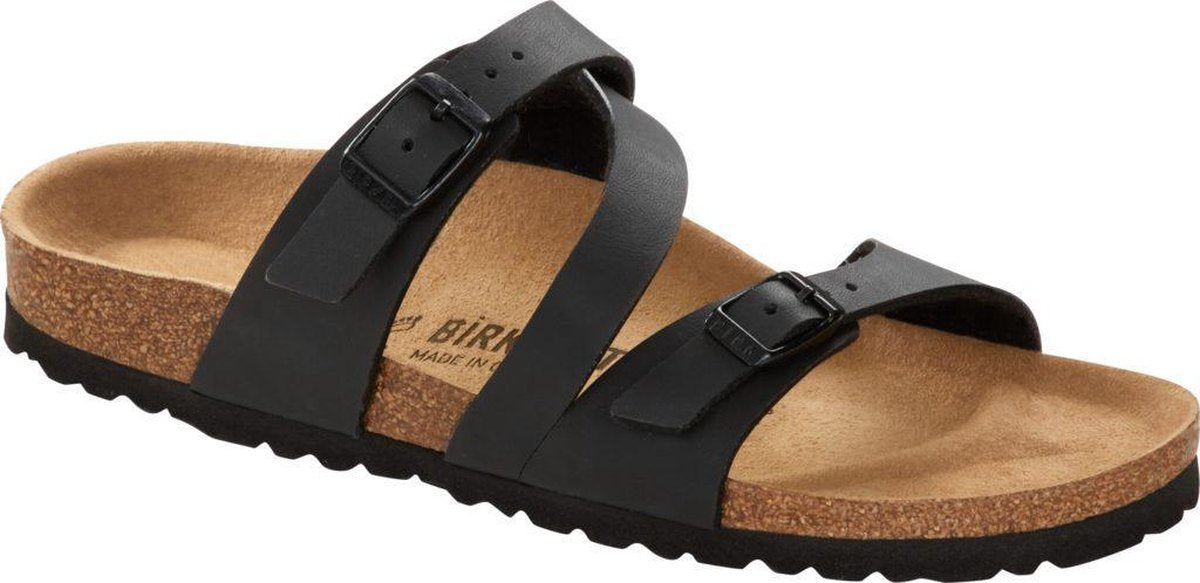 Birkenstock - Dames Sandalen Salina BS Black (narrow) - Zwart - Maat 35