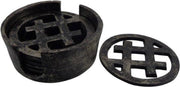 Deco4yourhome - Onderzetters - Set - 6 Stuks - Silver Antique - Grijs Antiek