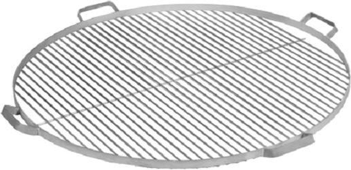 RVS grillrooster met 4 handvatten | ⌀60cm