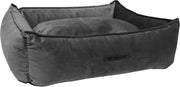 Wooff Mand Cocoon Velours - Donkergrijs - Hondenmand - 70 x 60 x 20 cm - Medium