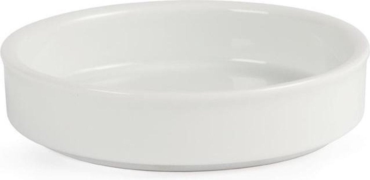 Olympia stapelbaar schaaltje wit - 102x20mm - Box 6
