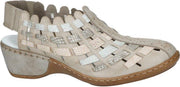 Donkerbeige Instappers Rieker - Maat 38