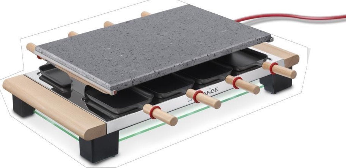 LAGRANGE 399 003 raclette 8 persoon/personen Grijs