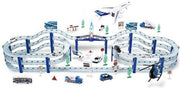 CM Toys racebaan met vliegveld - Incl. voertuigen