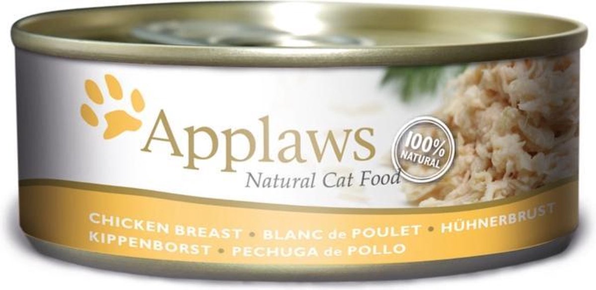 Applaws Blik Cat 156 gram Smaak - KIPFILET
