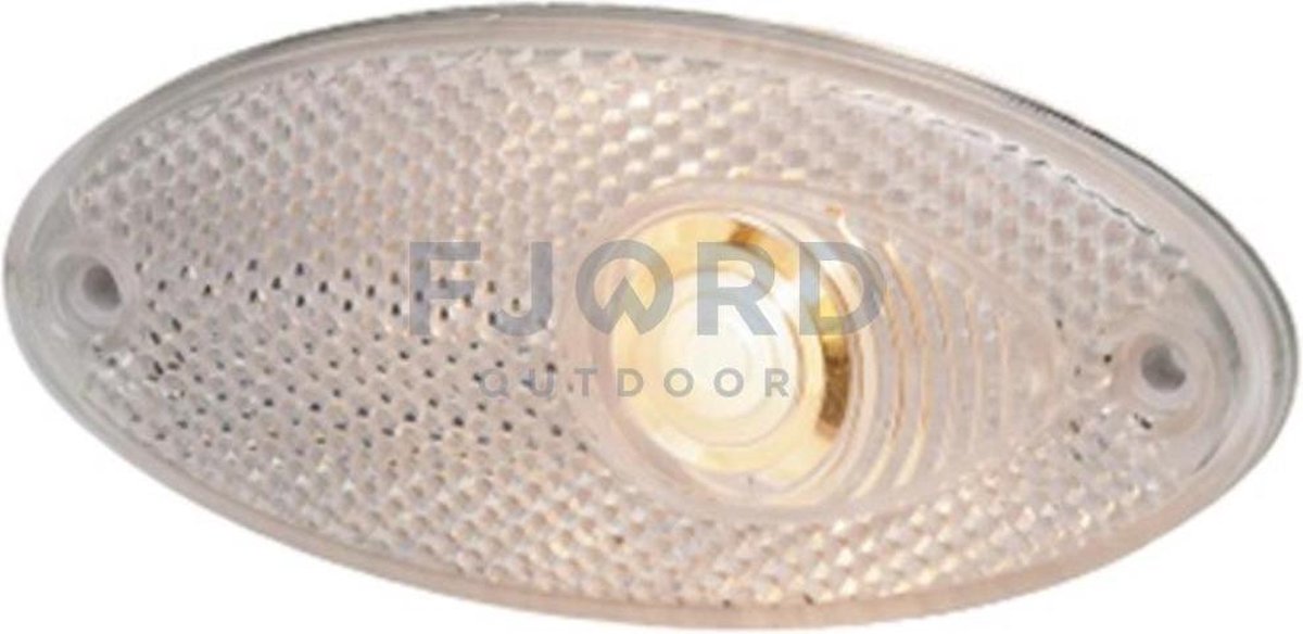 Hella Breedtelicht met Reflector Ovaal Inbouw Wit