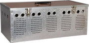 Natural Duivenmand in aluminium 5d 59X31X23CM