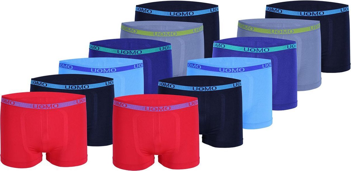Microfiber Boxershort jongens 2003 - Jongens ondergoed - VOORDELIGE 12 PACK 104/110