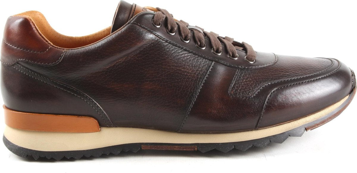 Heren Sneakers Magnanni 20089 Marron Brown Donkerbruin - Maat 43