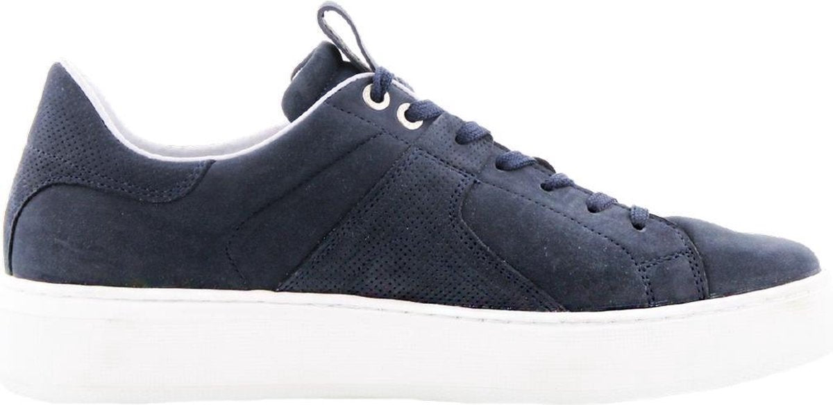 Tango | Luna 3-o Jaap resema blue nubuck sneaker - white sole | Maat: 43