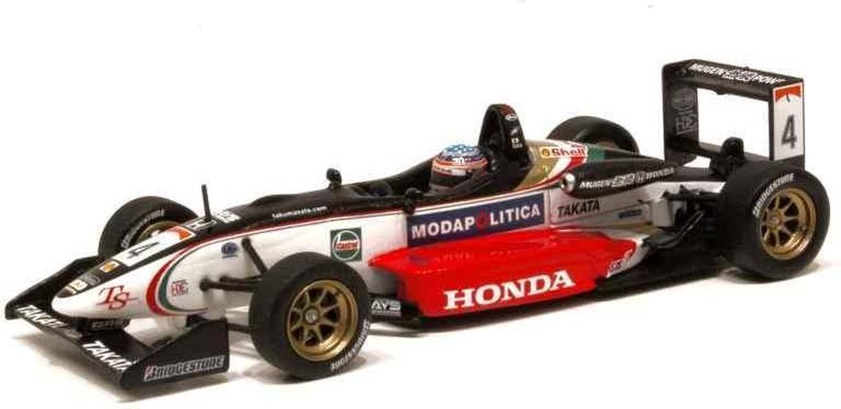 Dallara Mugen Honda F301 Takuma Sato Winner Zandvoort Masters 2001  1:43 Minichamps Zwart / Wit / Rood / Blauw 518 014309