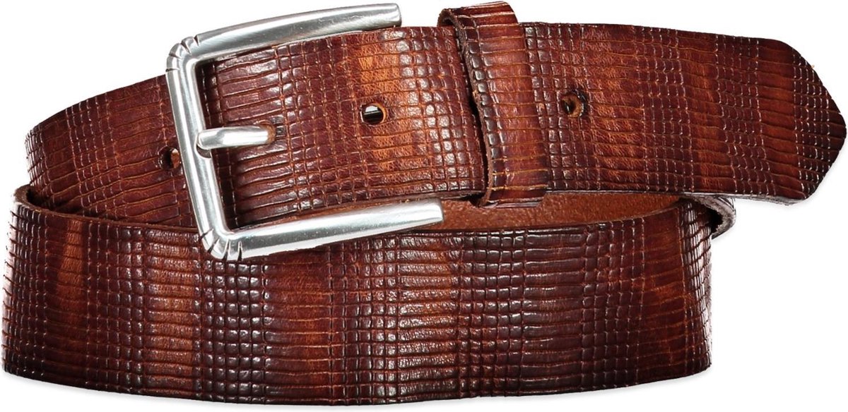 J.p.l.c. Riemen Bruin Bruin  - Maat 95 - Heren - Never out of stock Collectie - Leer