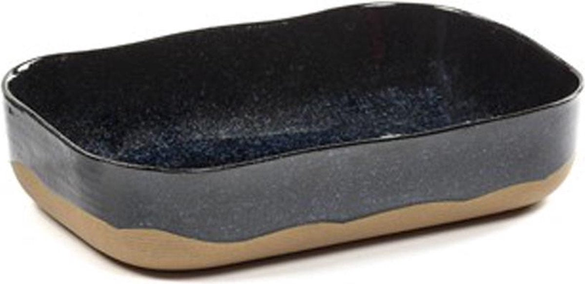 Merci for Serax extra diep bord L donkerblauw