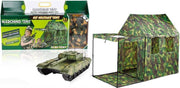 Speeltent Army met tank