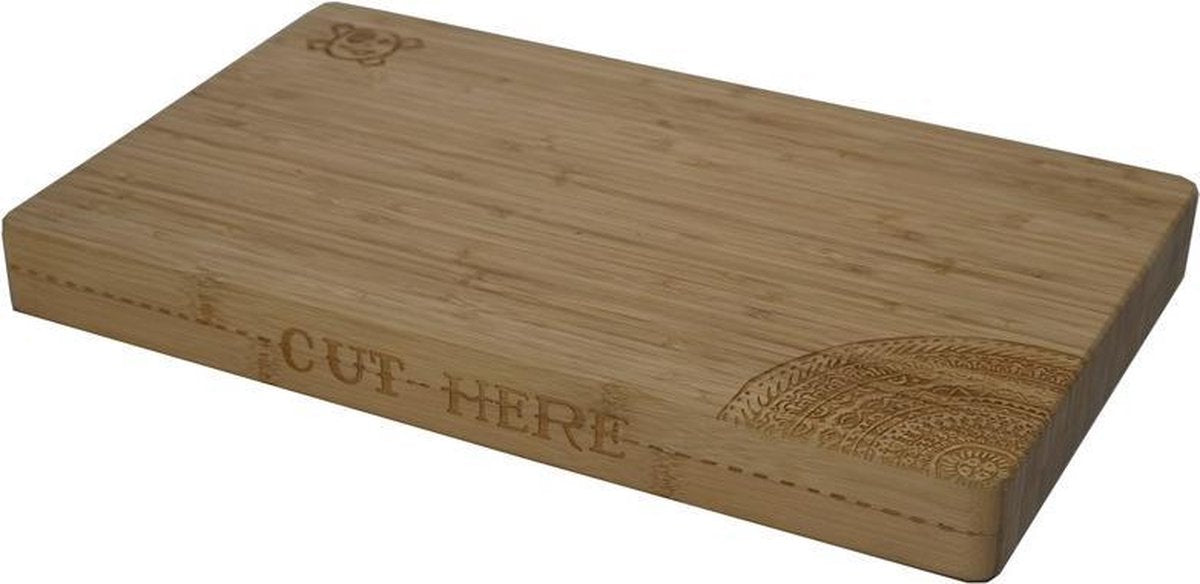 Homey's Schiffmacher Snijplank - Bamboe - 25 x 45 x 4cm - Tattoo Bedrukking - Giftbox