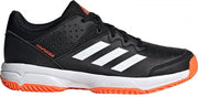 adidas Court Stabil Sportschoenen - Maat 34 - Unisex - zwart/ oranje/ wit