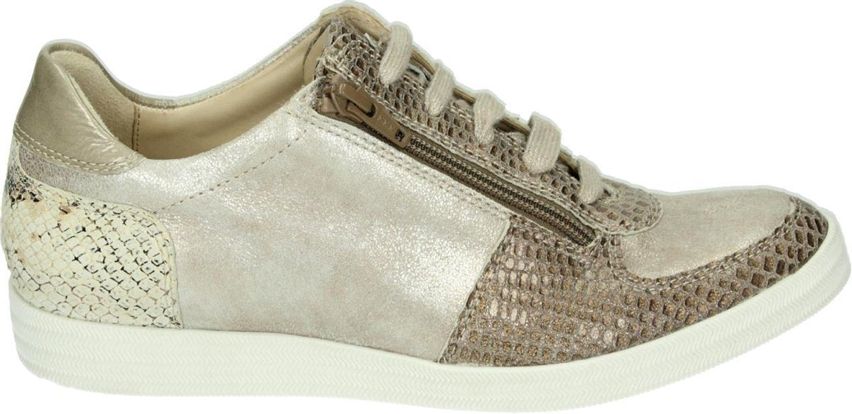 Verhulst 7332 - Volwassenen Lage sneakers - Kleur: Wit/beige - Maat: 37.5