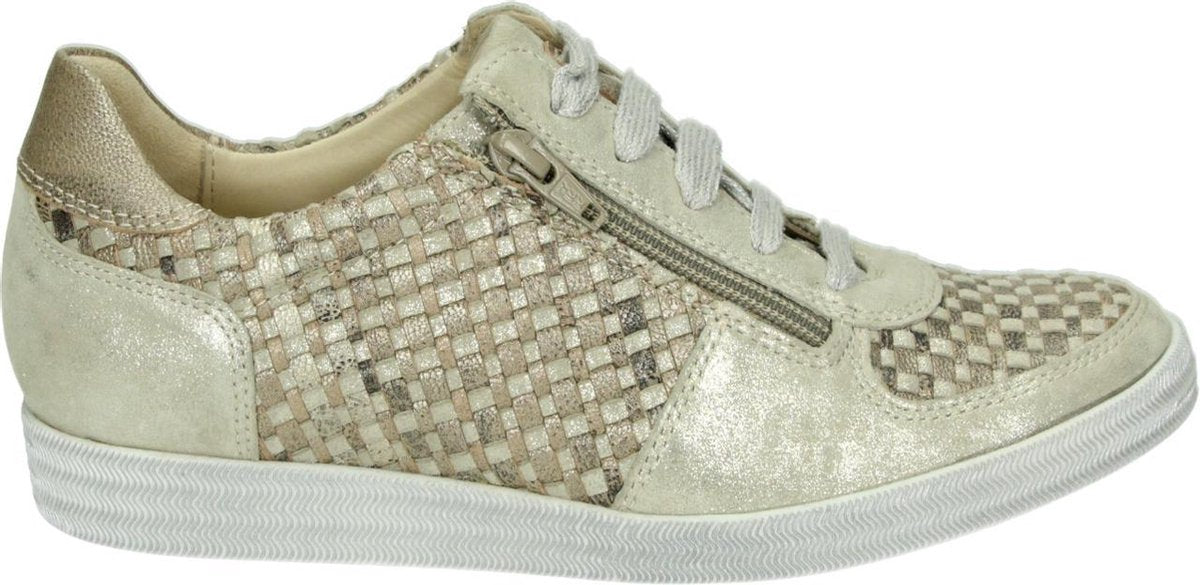 Verhulst 7332V-18-19 - Volwassenen Lage sneakers - Kleur: Wit/beige - Maat: 36