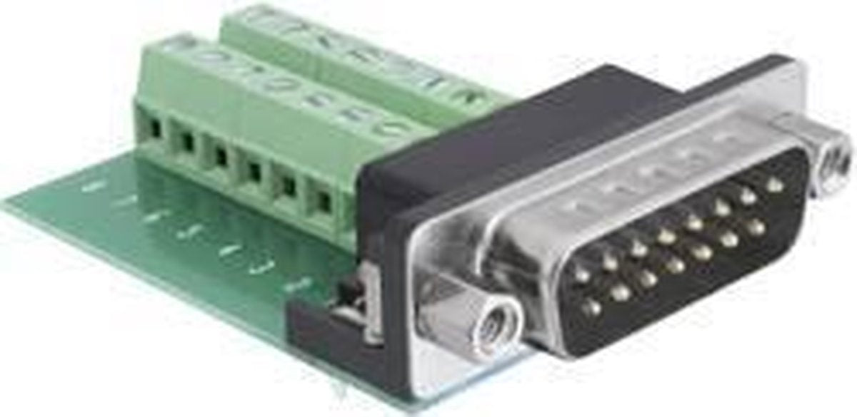 Delock - Adapter Sub-D 15 Pin Gameport Stecker - Terminalblo