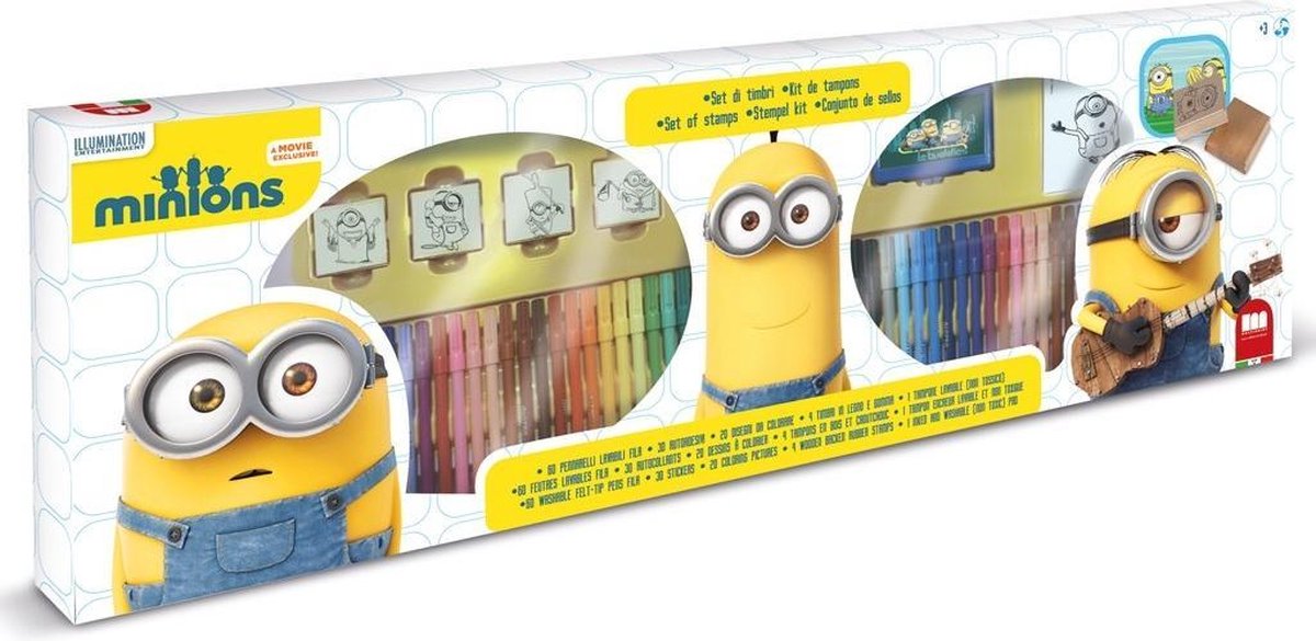 Minions Kleur Stempel Meter