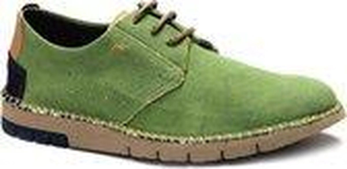 FLUCHOS F0560 Veterschoen groen vegan maat 41