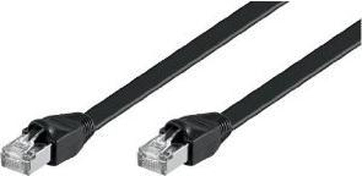 Wentronic CAT6 Netwerkkabel - RJ45 - Zwart - 1.5 m