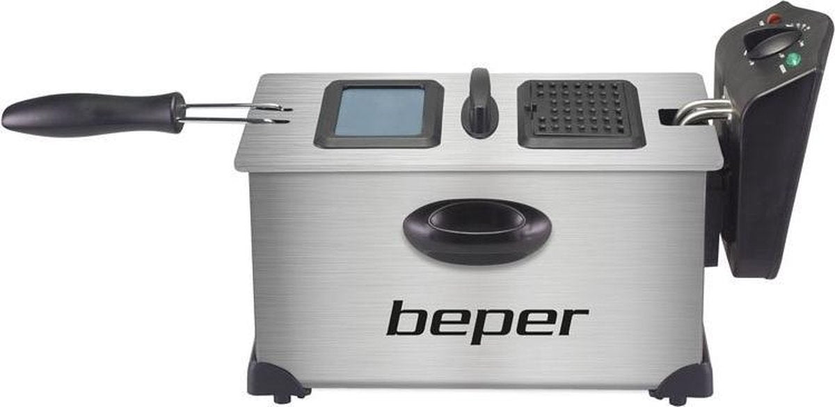 Beper BC.353- frituurpan- 3.5 Liter- 2000watt- RVS