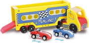 Grote houten vrachtwagen + 2 sportwagens van Vilac