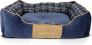 Scruffs Highland stijlvolle hondenmand - Blauw - L 75 x 60 cm