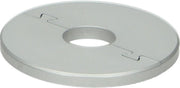 Rozet Ø 16 mm alu zilver glanzend