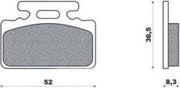 DMP Remblokken Sym Mio Voor FD0139