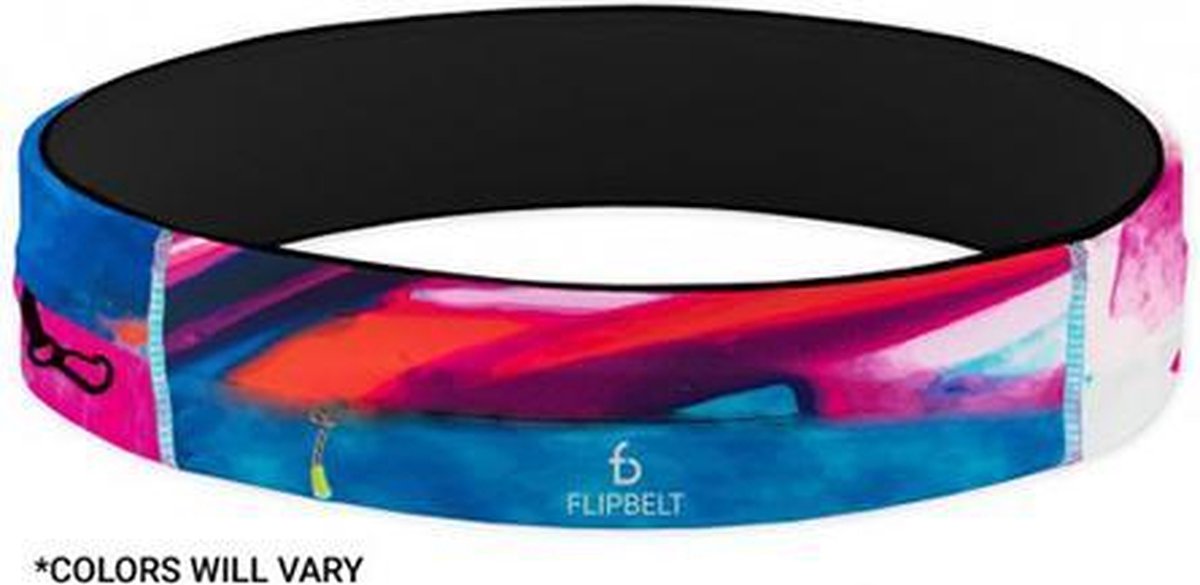 Flipbelt Zipper Acrylic Summer - Running belt - Hardloopriem- XL