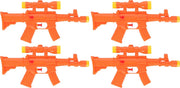 5x Waterpistool/waterpistolen oranje 29 cm
