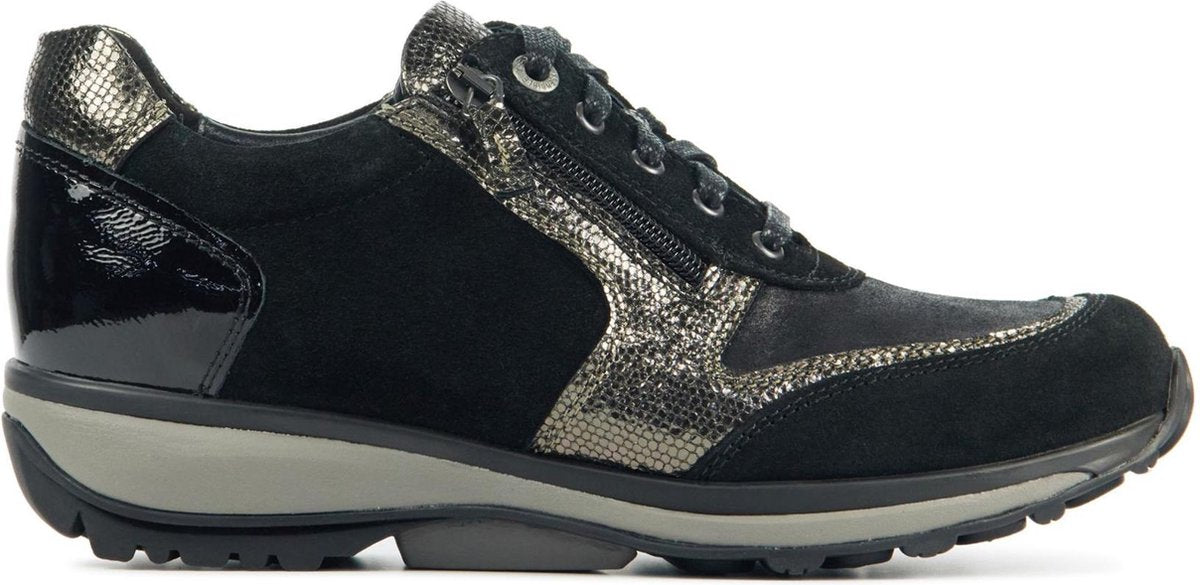 Xsensible Vrouwen Suède Sneakers / Damesschoenen 30103.2 - Zwart - Maat 40