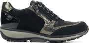 Xsensible Vrouwen Suède Sneakers / Damesschoenen 30103.2 - Zwart - Maat 40