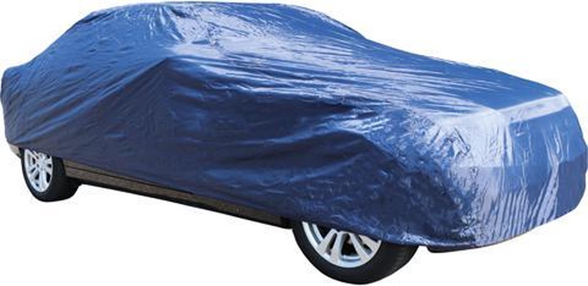 Carpoint Polyester Autohoes Maat XXL - Afdekhoes - Beschermhoes Auto - 524x191x122cm - Blauw