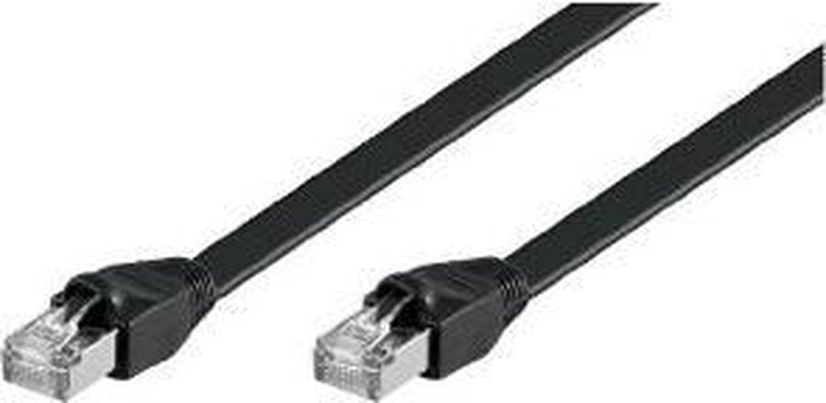Wentronic CAT6 Netwerkkabel - RJ45 - Zwart - 7 m