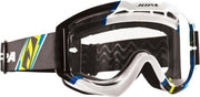 Jopa Crossbril Venom 2 Graphic zwart/wit/blauw/fluo