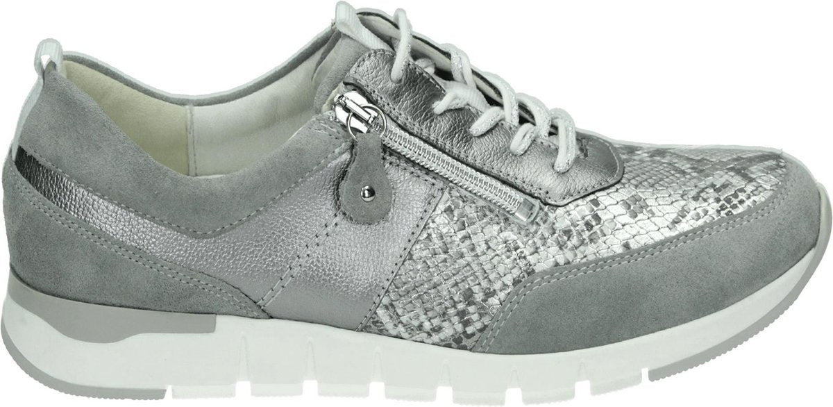 Waldlaufer 908009 H - Volwassenen Lage sneakers - Kleur: Grijs - Maat: 41