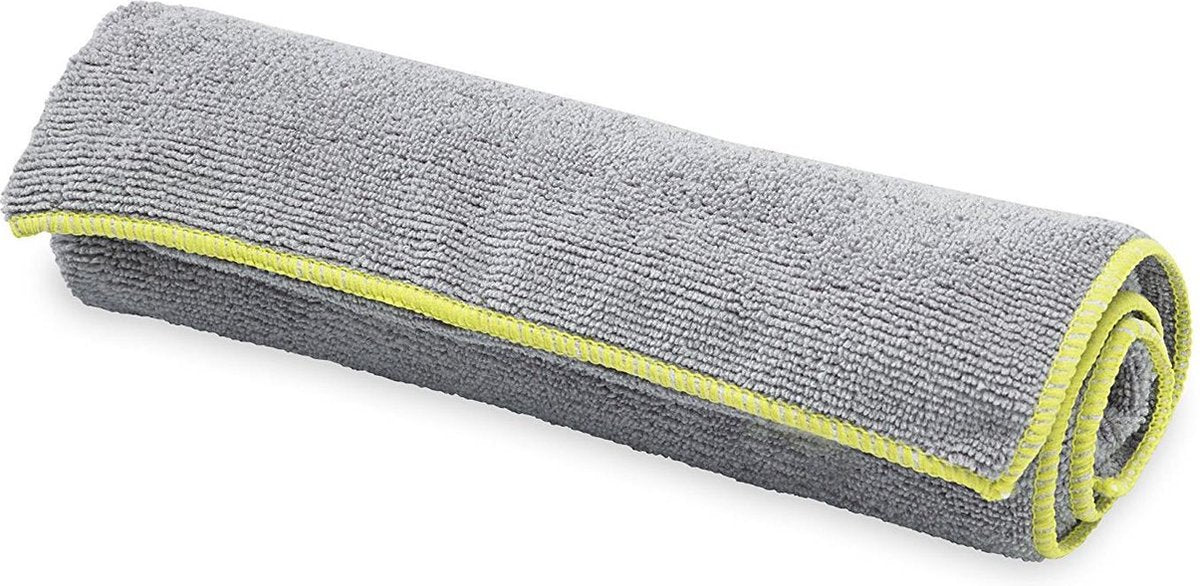 Gaiam Thirsty Yoga Handoek Klein - Citron/Storm