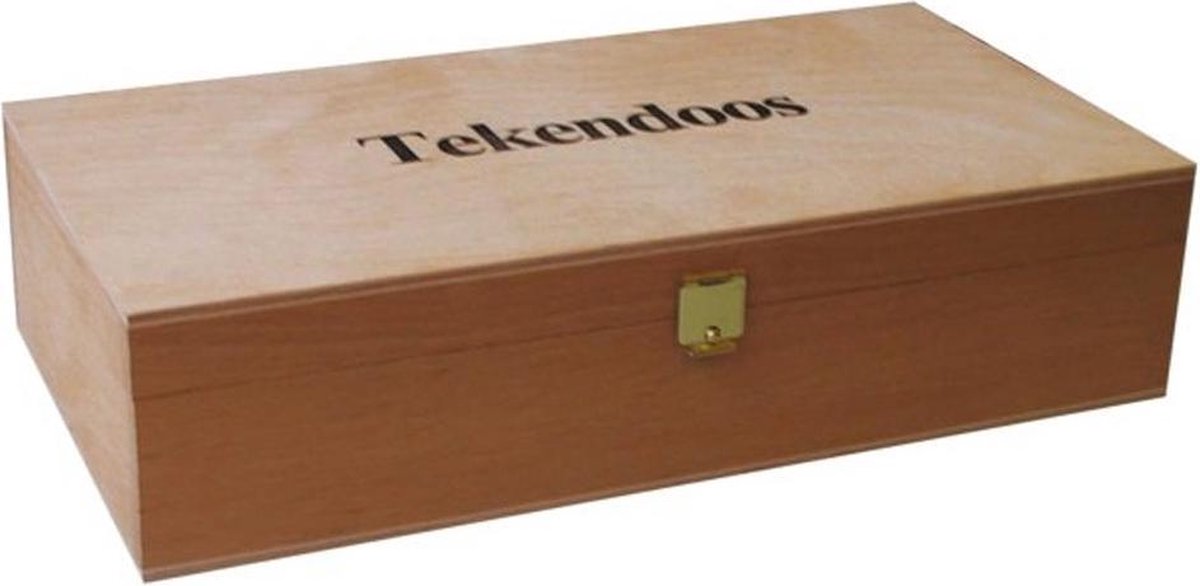 Tekendoos Hout 24x12