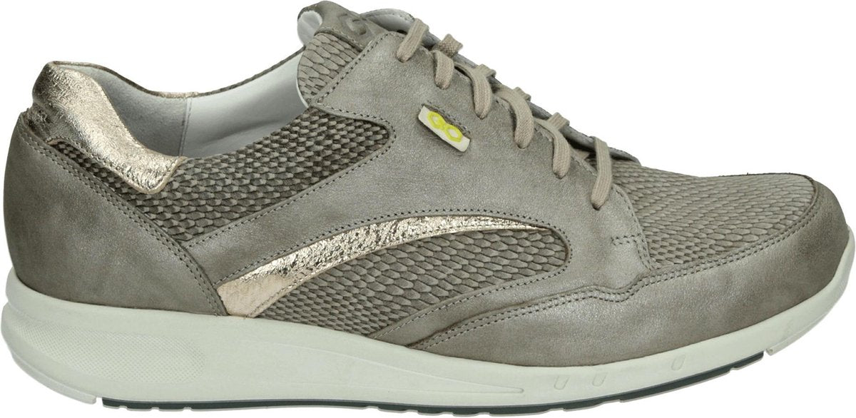Durea 6187 K GO - Volwassenen Lage sneakers - Kleur: Taupe - Maat: 41